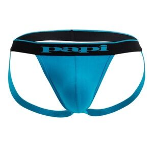 Papi Men's Turquoise Jockstrap Underwear